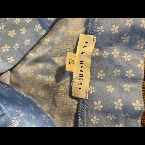 Pacsun Midi Blue Floral Skirt Size M - Picture 5 of 5